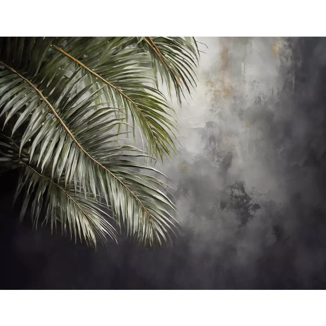 Tapeta na wymiar 3D do salonu RADIMAR9133511 - Liściaste Refleksje